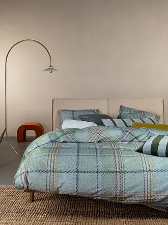 ESSENZA | Linge de lit en twill 70x90cm / 140x200cm MEAU Vert Basilic | 